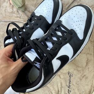 Nike Dunks Black and White Sneakers